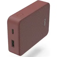 Hama Powerbank - Color - 10000mAh - 15W - 1x USB-C, 1x USB-A - Rood