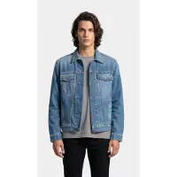 Iro Paris Artu Outerwear Light Blue Worn Maat: S | Spijkerjassen Outlet | Heren | Blauw