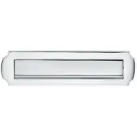 Artitec Briefplaat Art-Nouveau glans chroom
