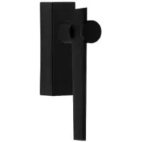 Formani Draaikiepgarnituur afsluitbaar linksdraaiend - mat zwart - BB100-DKLOCK - TENSE