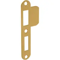 Formani Basics LBSPA-NYW sluitplaat afgerond tbv deursloten - PVD mat goud
