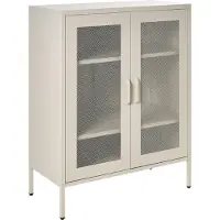 Beliani WAKATIPU - Kast - Lichtbeige - Staal