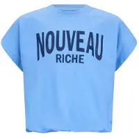 Retour Jeans T-shirt lichtblauw Meisjes Katoen Ronde hals Tekst - maat 182/188