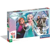 Clementoni - Puzzel - 104 Stukjes - Frozen - Kinderpuzzel - Vanaf 6 jaar
