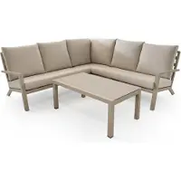 Tierra Outdoor 5-zits Loungeset Azzurro Beige