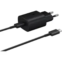 Samsung - Fast Charge 25W Power Adapter - 220V Lader - incl. USB-C naar USB-C Kabel - Zwart