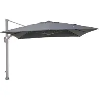 Garden Impressions Hawaii Big Pole II zweefparasol 350x350 cm – frame taupe – doek antraciet