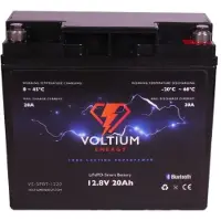 Voltium Energy VE-SPBT-1220 Smart Battery (12.8V, 20Ah, 256Wh, LiFePO4)