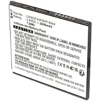 123accu ZTE LI3822T43P3H716043 accu (3.8 V, 2000 mAh, huismerk)