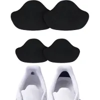Shoeple Hak Reparatie Schoen (4 stuks) - Hielzooltjes - Inlegzool - Hakbeschermers - Zwart
