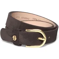 BOSS Riem van echt rundleer model 'Scarlet'