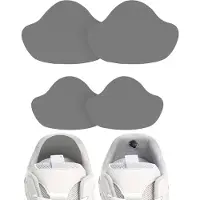 Shoeple Hak Reparatie Schoen (4 stuks) - Hielzooltjes - Inlegzool - Hakbeschermers - Grijs