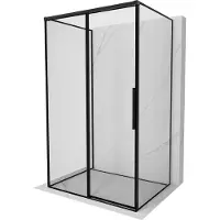 Mexen Rox-3S 3-zijdige schuifbare douchecabine links 145 x 90 , zwart frame, zwart - 8C2-145-090-70-70-3S-L