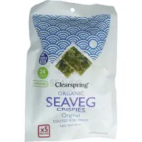 Clearspring Seaveg - crispies original multipack biologisch 20 gram