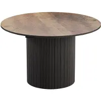 Vicco Eettafel Calero, Eiken rustiek/Zwart, 120-200 x 60 cm Uitschuifbaar