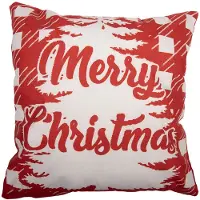 Clayre & Eef Kussenhoes 45x45 cm Rood Polyester
