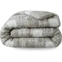 Zelesta Comfort Design Patchwork Hearts 200x200cm - Dekbed zonder overtrek - 30 dagen proefslapen - Wasbaar hoesloos dekbed - Bedrukt dekbed - Dekbed met print - All Year Winterdekbed & Zomerdekbed