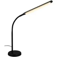 Briloner LED-bureaulamp Pivaz, dimbaar, zwart, Werkkamer / Kantoor, metaal, LED bureaulamp