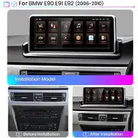 Junsun Autoradio - Geschikt voor BMW E90 E91 E92 2006-2010 Geen systeem | 10.25"Car Play Android GPS Navi 4+64G WIFI BT Wareless Carplay & Andriod Auto RDS DSP SWC 4G