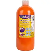 Strigo Plakkaatverf 1000 ml Oranje - Wasbaar, Voor Kinderen