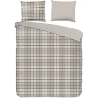 Good Morning dekbedovertrek Bernardus - zand - flanel - 200x220