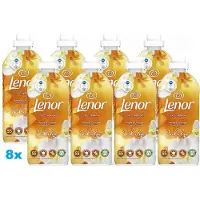 Lenor La Collection Indulge Amber & Orchidee – 8 x 1155 ml – 440 Wasbeurten – Wasverzachter Voordeelverpakking