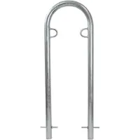 Baumarktplus Fietssteun 111,5 x 40 cm thermisch verzinkt staal Ø 49 mm grijs Beton in fietsstandaard type U