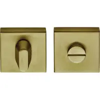 Formani Basics BSQWC53-ZI toiletsluiting vierkant zonder indicatie - PVD mat goud