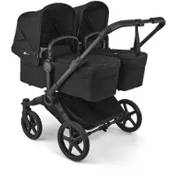 Bugaboo Donkey 6 Twin Kinderwagen - Heritage Black Bekleding | heritage black bekleding