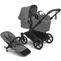 Bugaboo Donkey 6 Single Kinderwagen - Moon Grey Bekleding | moon grey bekleding