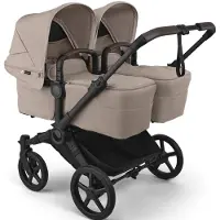 Bugaboo Donkey 6 Twin Kinderwagen - Desert Taupe Bekleding | Desert Taupe bekleding