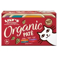 Lily's Kitchen Kattenvoer Nat Organic Paté Multipack 8x85 gr