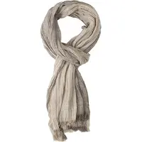 Tresanti sjaal beige gemeleerd katoen en viscose
