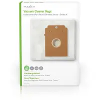 Nedis Stofzuigerzak | 4 Stuks | Synthetisch | Meest verkocht voor: Bosch / Siemens | Wit