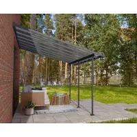 Canopia Palram | - Terrasoverkapping Sierra - Donkergrijs - 3x4,3m