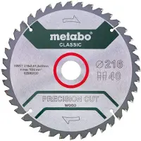 Metabo 628326000 Cirkelzaagblad 254 x 30 x 1.6 mm Aantal tanden: 40 1 stuk(s)