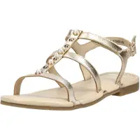 Ara Sandalen met riem goud