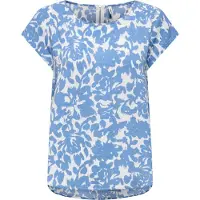 ONLY Blouse 'ONLVic' hemelsblauw / wit