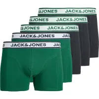 Jack & Jones Boxershorts 'JACNolan' groen / zwart / wit