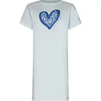 Rebelle Katoenen nachthemd blauw hart | Maat 40