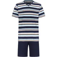 Pastunette Katoenen heren shortama strepen | Maat XXXL