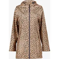 Mountain Peak lange dames regenjas met panterprint maat XXL