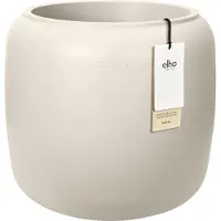 Elho Amber Beads Small 40 - Linnen wit - L 39 x B x H 35 cm - Binnen en Buiten - 100% gerecycled kunststof