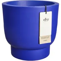 Elho Amber Grail 47 - Royal Blue - D 47 x H 45 cm - Binnen en Buiten - 100% gerecycled kunststof