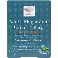 New Nordic Active Magnesium Citrate 750 mg - 60 tabletten