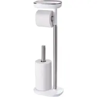Joseph Joseph Toiletrolhouder, Vrijstaand, Wit - | EasyStore