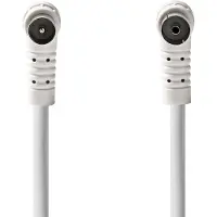 Nedis Coaxkabel Fresh Green Box Iec (coax) Mannelijk - Iec (coax) Vrouwelijk 3m Wit