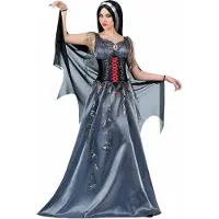MOM Midnight Vampiress Woman Costume Blauw M Kinderen
