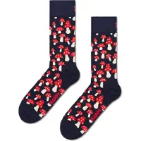 Happy socks Sokken Mushroom Rood | Zwart | Maat 41-46
