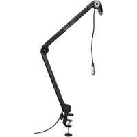 Gator Frameworks GFWMICBCBM3000 Deluxe Podcast Desktop Mic Boom Stand